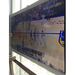 北京朝陽區(qū)建國路89號院華茂商務樓健身房55寸8mm2X2工程案例