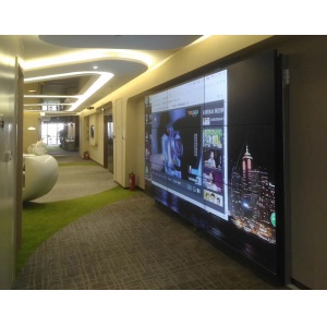 北京朝陽區(qū)中央公園55寸3.5mm3X3工程案例