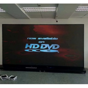 山東膠州經(jīng)濟開發(fā)區(qū)室內(nèi)P2.5移動支架式工程案例